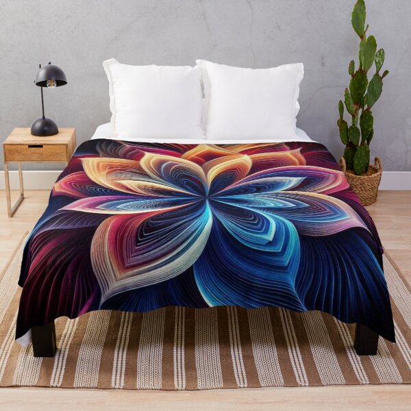 Item preview, Abstract Colorful Flower Victor Vasarely Style Great Design designed and sold by Creat-Des.