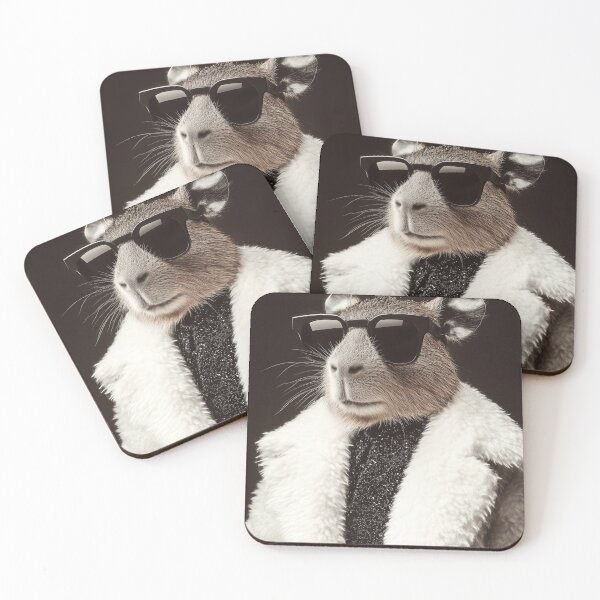 Artikelvorschau, Schickes Capybara in Fell und Schatten entworfen und verkauft von Artistillery.