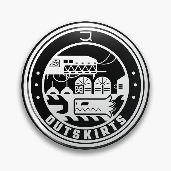 Item preview, Outskirts Emblem (White) - Rain World designed and sold by Xpress-Art.