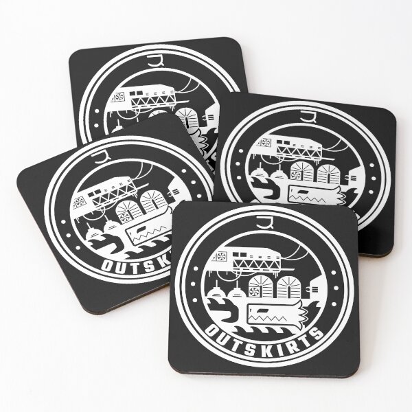 Item preview, Outskirts Emblem (White) - Rain World designed and sold by Xpress-Art.