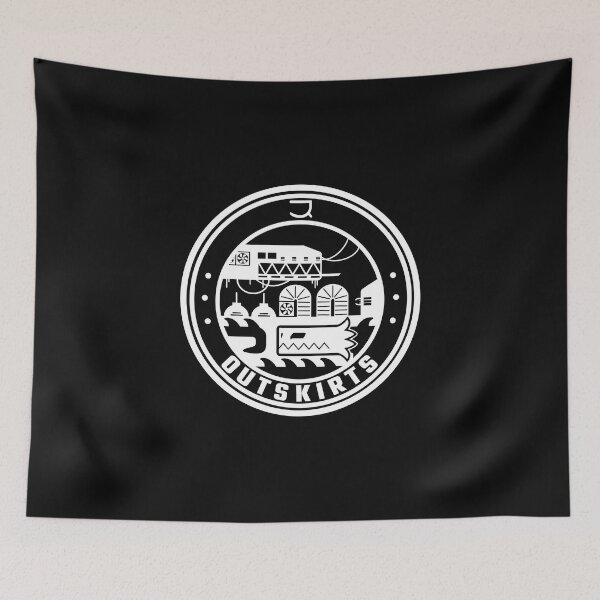 Item preview, Outskirts Emblem (White) - Rain World designed and sold by Xpress-Art.
