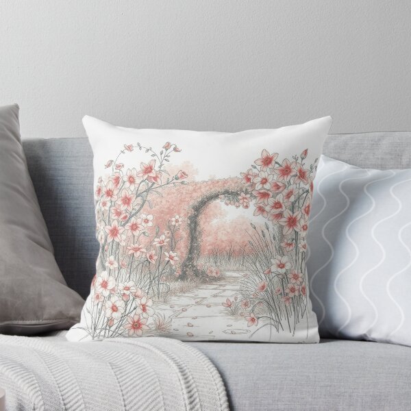 Item preview,  A Beautiful Flower Garden painting inspired by Gustav Klimt designed and sold by Vintage Designs +.