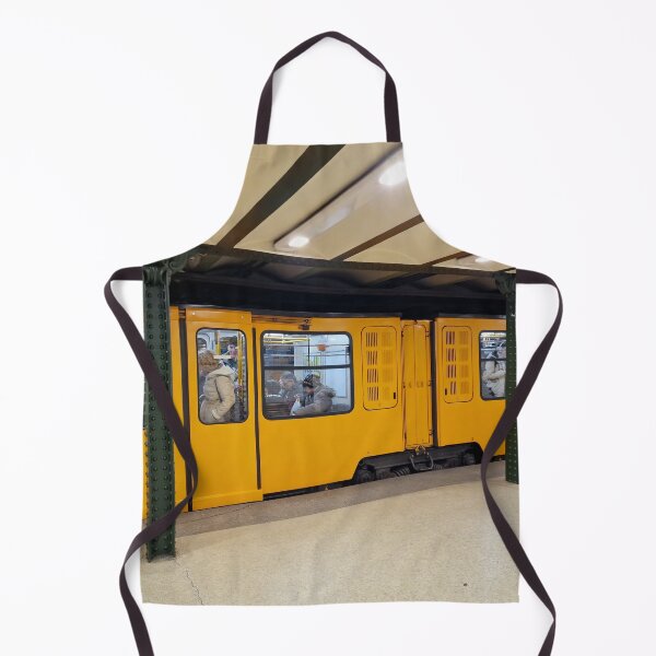 Item preview, Yellow Train at a Metro Station, Budapest designed and sold by Gaboro.