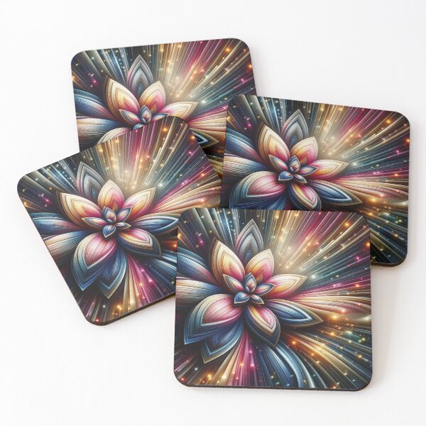 Item preview,  Abstract Colorful Flower Victor Vasarely Style Great Design designed and sold by Creat-Des.
