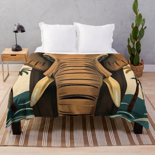 Item preview, Majestic Island Elephant – Tropical Tusked Giant designed and sold by WildlifeInc.