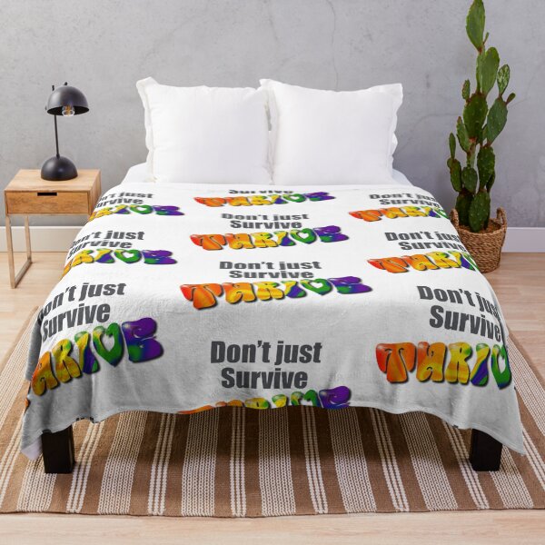 Item preview, Don’t just Survive, thrive inspirational quote designed and sold by OhNoNotAgain42.