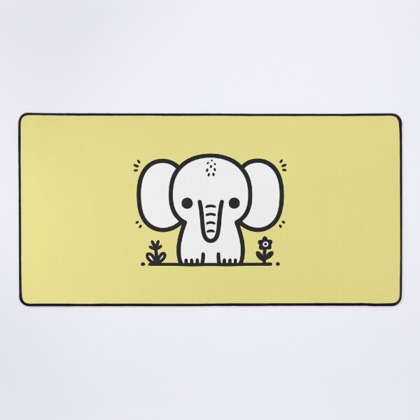 Item preview, Sweet Garden Elephant - Kawaii Safari Princess designed and sold by happyartworks.