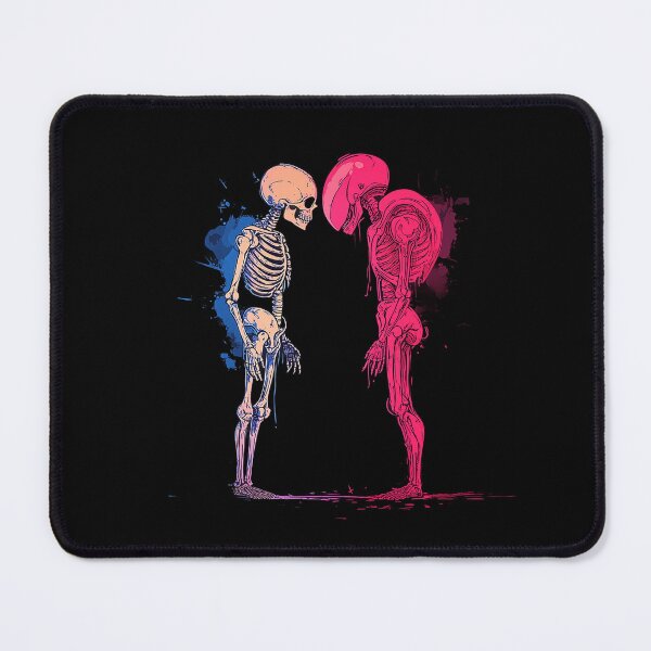 Item preview, Duality of Life and Death – Abstract Skeleton Art designed and sold by MysticArtisan.
