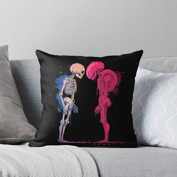 Item preview, Duality of Life and Death – Abstract Skeleton Art designed and sold by MysticArtisan.