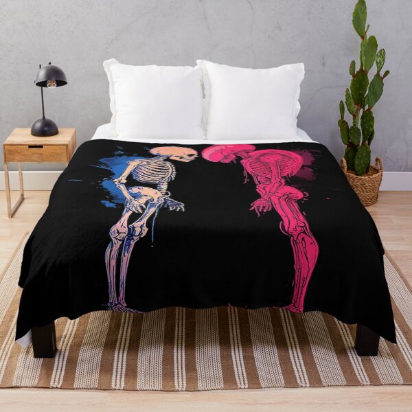 Item preview, Duality of Life and Death – Abstract Skeleton Art designed and sold by MysticArtisan.