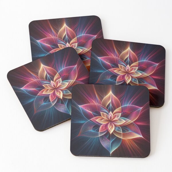 Item preview, Abstract Colorful Flower Victor Vasarely Style Great Design designed and sold by Creat-Des.