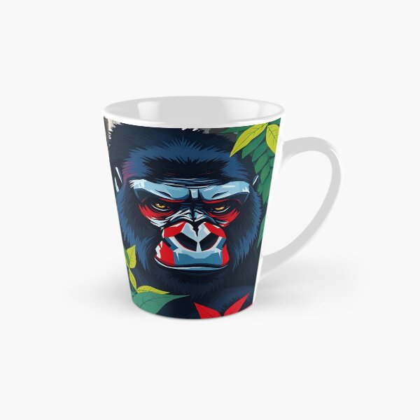 Item preview, Majestic Gorilla Portrait – Jungle Alpha Art designed and sold by WildlifeInc.