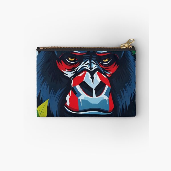Item preview, Majestic Gorilla Portrait – Jungle Alpha Art designed and sold by WildlifeInc.
