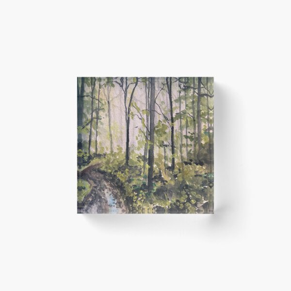 Item preview, Rainy Trail In The Woods designed and sold by TheArtCave.