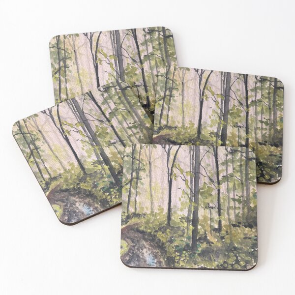 Item preview, Rainy Trail In The Woods designed and sold by TheArtCave.