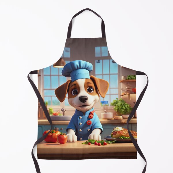 Item preview, Puppy as a Chef, in a kitchen preparing meals designed and sold by Colin Bentham.