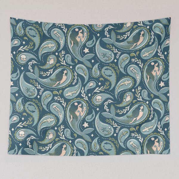 Item preview, Paisley Mermaids designed and sold by appleyards.