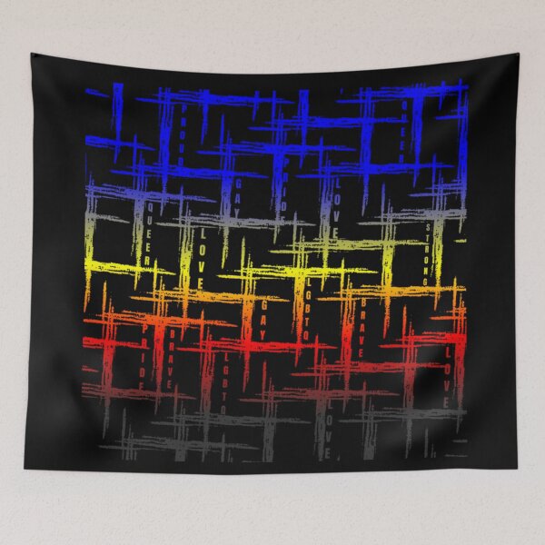 Item preview, Textured LGBTQ word Graphic, Polyamory flag graphic, Motivational, Inspirational, Powerful, Strong, Equal Rights for all,  Love wins, Love is love, Pride, designed and sold by PrideBeProud.
