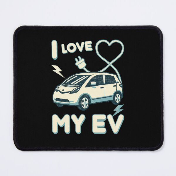 Item preview, I Love My EV  Electric Vehicle Car Clean Energy designed and sold by shufti.