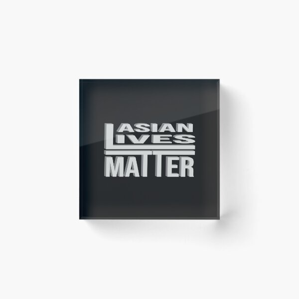 Item preview, 3D Asian Lives Matter – Bold Justice Advocacy designed and sold by Zakrytos ★★★★★.