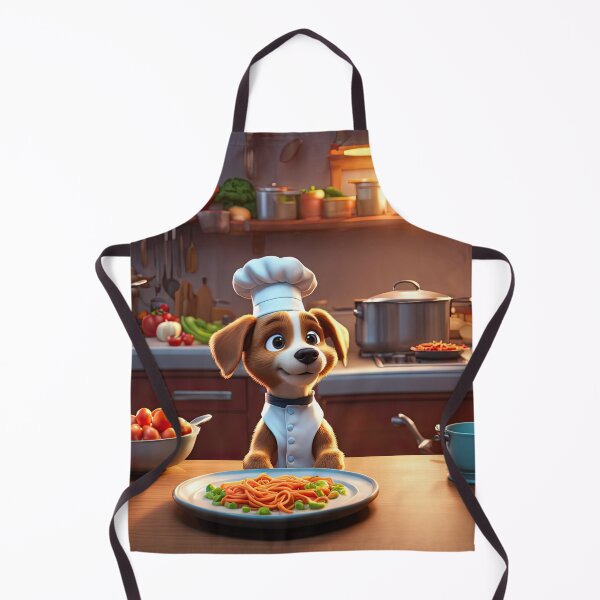 Item preview, Puppy as a Chef, in a kitchen preparing meals designed and sold by Colin Bentham.