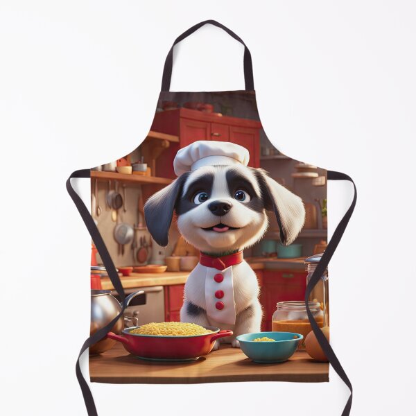 Item preview, Puppy as a Chef, in a kitchen preparing meals designed and sold by Colin Bentham.