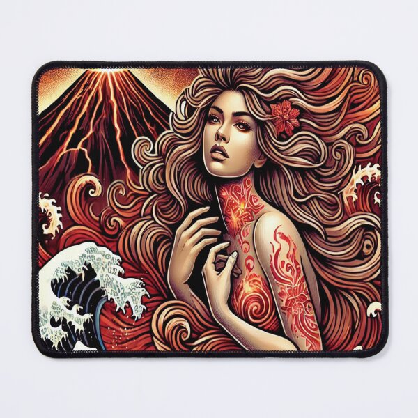 Item preview, "Pele - Hawaiian Goddess of Fire | Polynesian Mythology | Lava Queen Art" designed and sold by PolynesianLIFE.