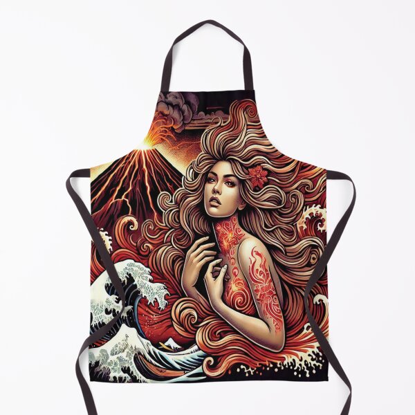 Item preview, "Pele - Hawaiian Goddess of Fire | Polynesian Mythology | Lava Queen Art" designed and sold by PolynesianLIFE.