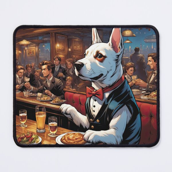 Item preview, Puppy as an exuberant waiter in a Parisian restaurant designed and sold by Colin Bentham.