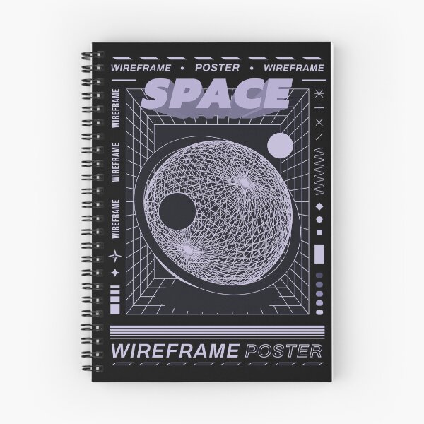 Item preview, Futuristic Wireframe Space designed and sold by theflowergirl14.