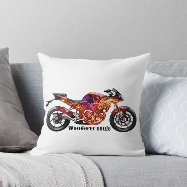 Artikelvorschau, Flame Ride – Abstrakte Motorradkunst entworfen und verkauft von DscapeDesigns.