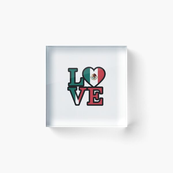 Item preview, Mexican Flag Love designed and sold by macadolie.