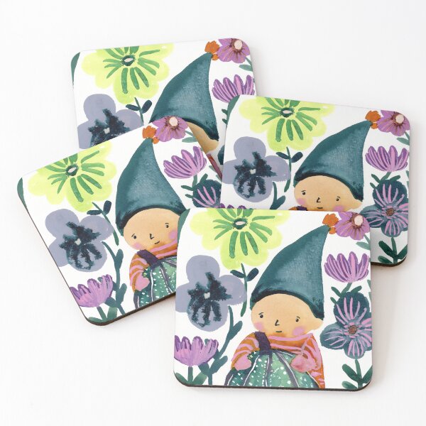 Item preview, Gnome Magic Whimsical Folk Art  Illustration Jemma Jamie Skidmore  designed and sold by Jemma Jamie Skidmore.
