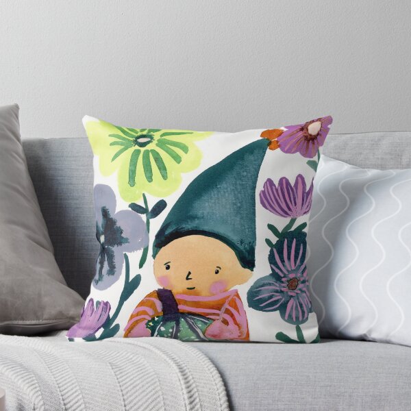 Item preview, Gnome Magic Whimsical Folk Art  Illustration Jemma Jamie Skidmore  designed and sold by Jemma Jamie Skidmore.