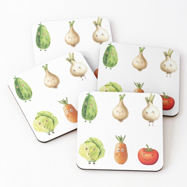 Item preview, Vegetables Smiling cheerful plants designed and sold by JanChryzostom.