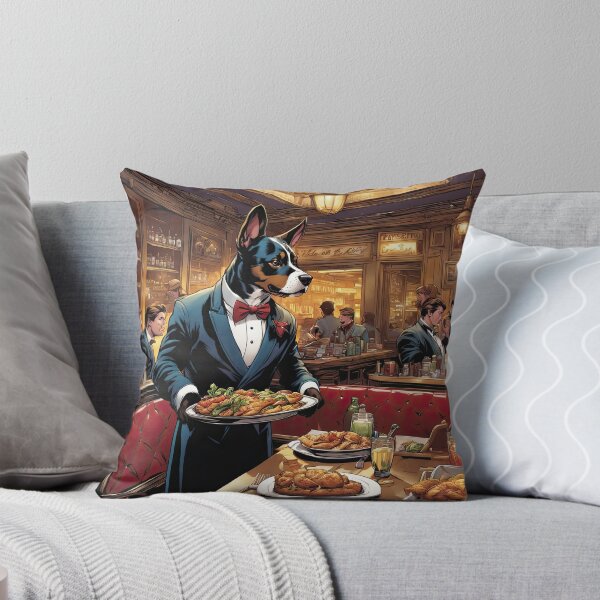Item preview, Puppy as an exuberant waiter in a Parisian restaurant designed and sold by Colin Bentham.