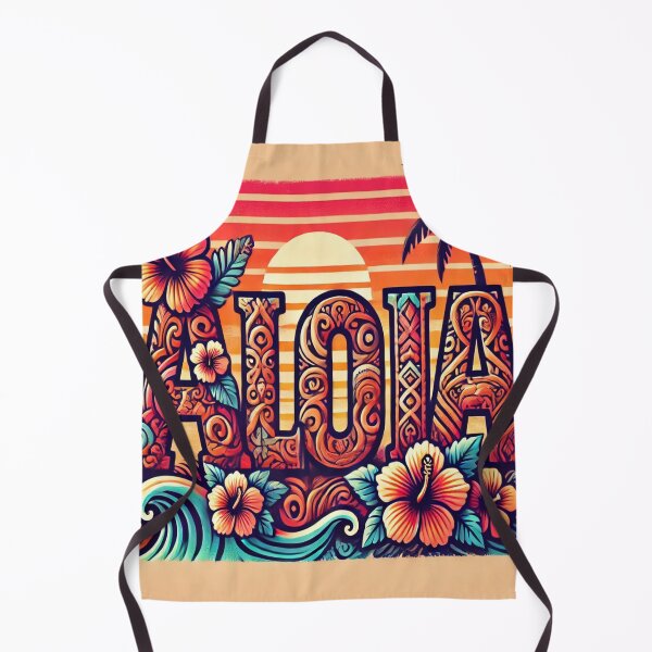 Item preview, "ALOHA - Hawaiian Tropical Typography | Polynesian Tribal Art | Island Vibes" designed and sold by PolynesianLIFE.