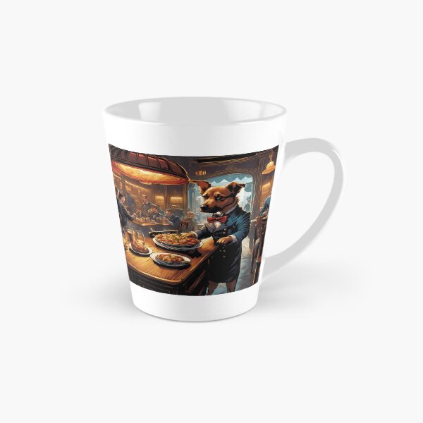 Item preview, Puppy as an exuberant waiter in a Parisian restaurant designed and sold by Colin Bentham.