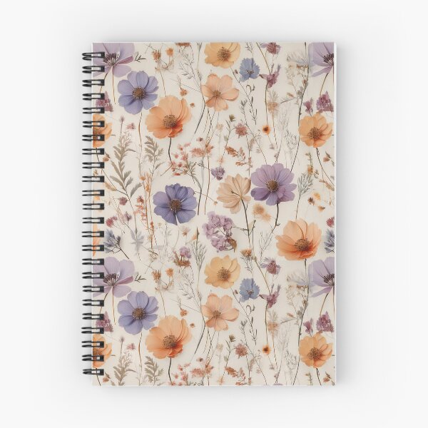 Item preview, Delicate pressed flowers in pastel tones designed and sold by Designbes.