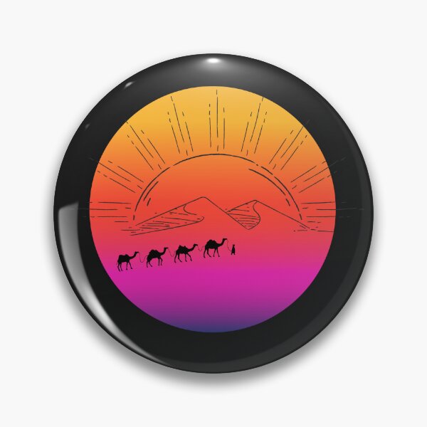 Item preview, Camels on the Desert at Sunset designed and sold by DesignDruk25.
