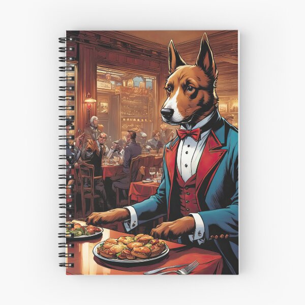 Item preview, Puppy as an exuberant waiter in a Parisian restaurant designed and sold by Colin Bentham.