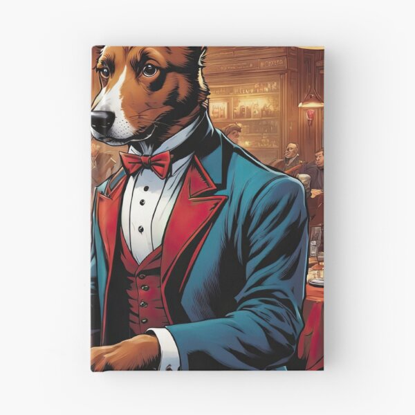 Item preview, Puppy as an exuberant waiter in a Parisian restaurant designed and sold by Colin Bentham.