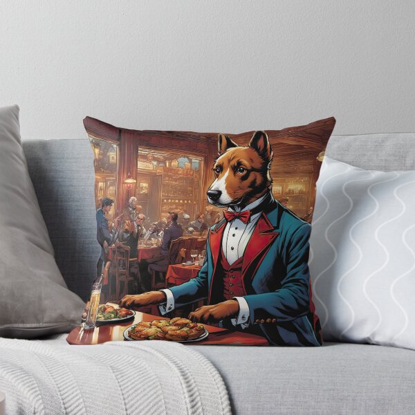 Item preview, Puppy as an exuberant waiter in a Parisian restaurant designed and sold by Colin Bentham.