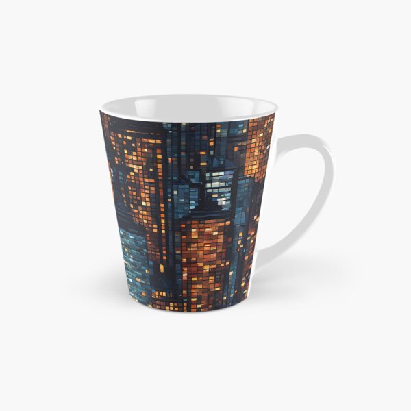Item preview, Cityscape at Night Mosaic  designed and sold by Glam-OOTD.