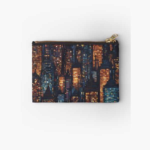 Item preview, Cityscape at Night Mosaic  designed and sold by Glam-OOTD.