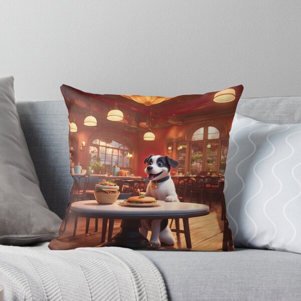 Item preview, Puppy as an exuberant waiter in a Parisian restaurant designed and sold by Colin Bentham.