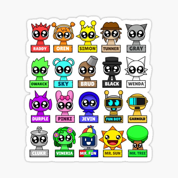 Sprunki merch gifts for sale redbubble