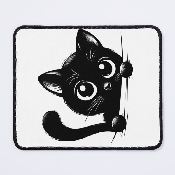 Item preview, Cat black Cute Black and White Tuxedo Cat Laying designed and sold by MaafiaArtsThai.