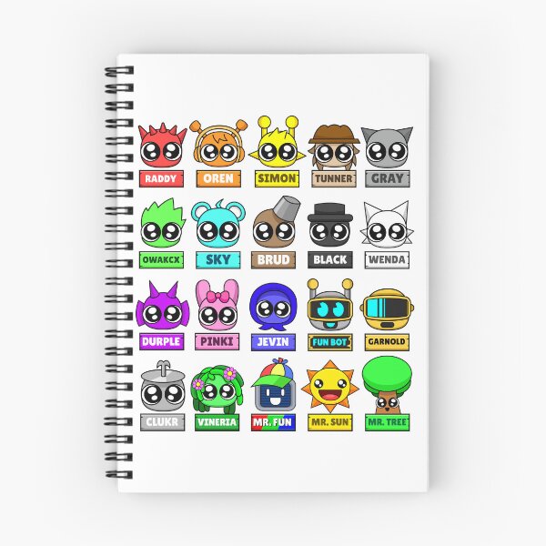 Item preview, All Sprunkies Cute Characters designed and sold by Gamify Store.
