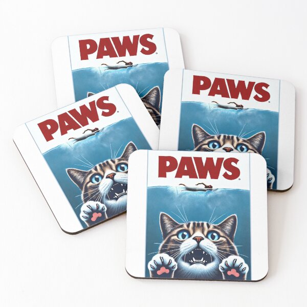 Item preview, PAWS Cat Movie Poster  designed and sold by DigiSudu.